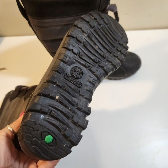 TIMBERLAND Mt. HAYES Women's Tall Waterproof insulated Snow Two Tones size 6 - Picture 10 of 11